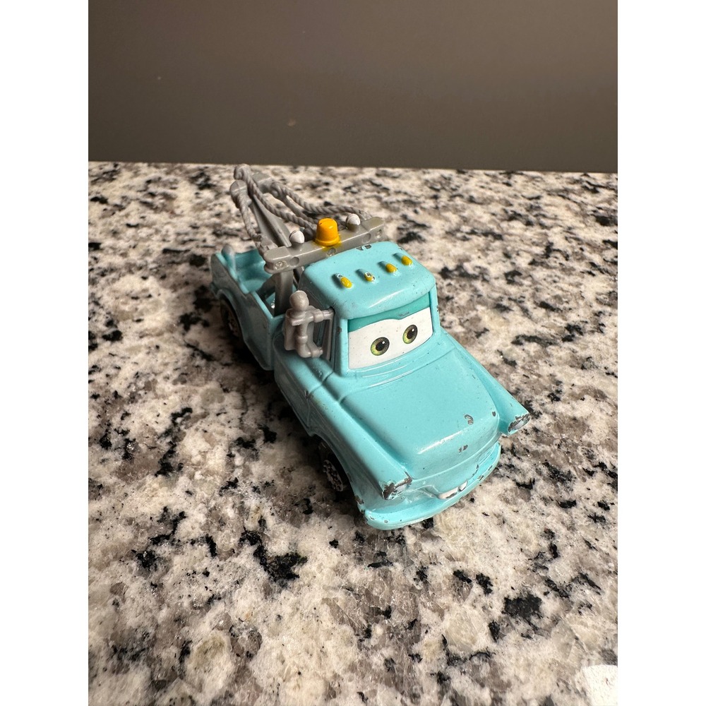 Disney Pixar Cars Mater Tow Matter‎ Truck Aqua Blue Diecast Toy Vehicle